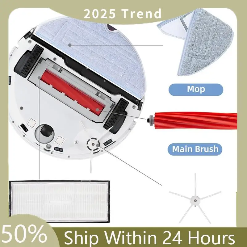 For Roborock S7 T7S T7S Plus Vacuum Cleaner Replacement Parts Accessories Main Brush Side Brush HEPA Filter Mop Cloth
For Roborock S7 T7S T7S Plus Vacuum Cleaner Replacement Parts Accessories Main Brush Side Brush HEPA Filter Mop Cloth