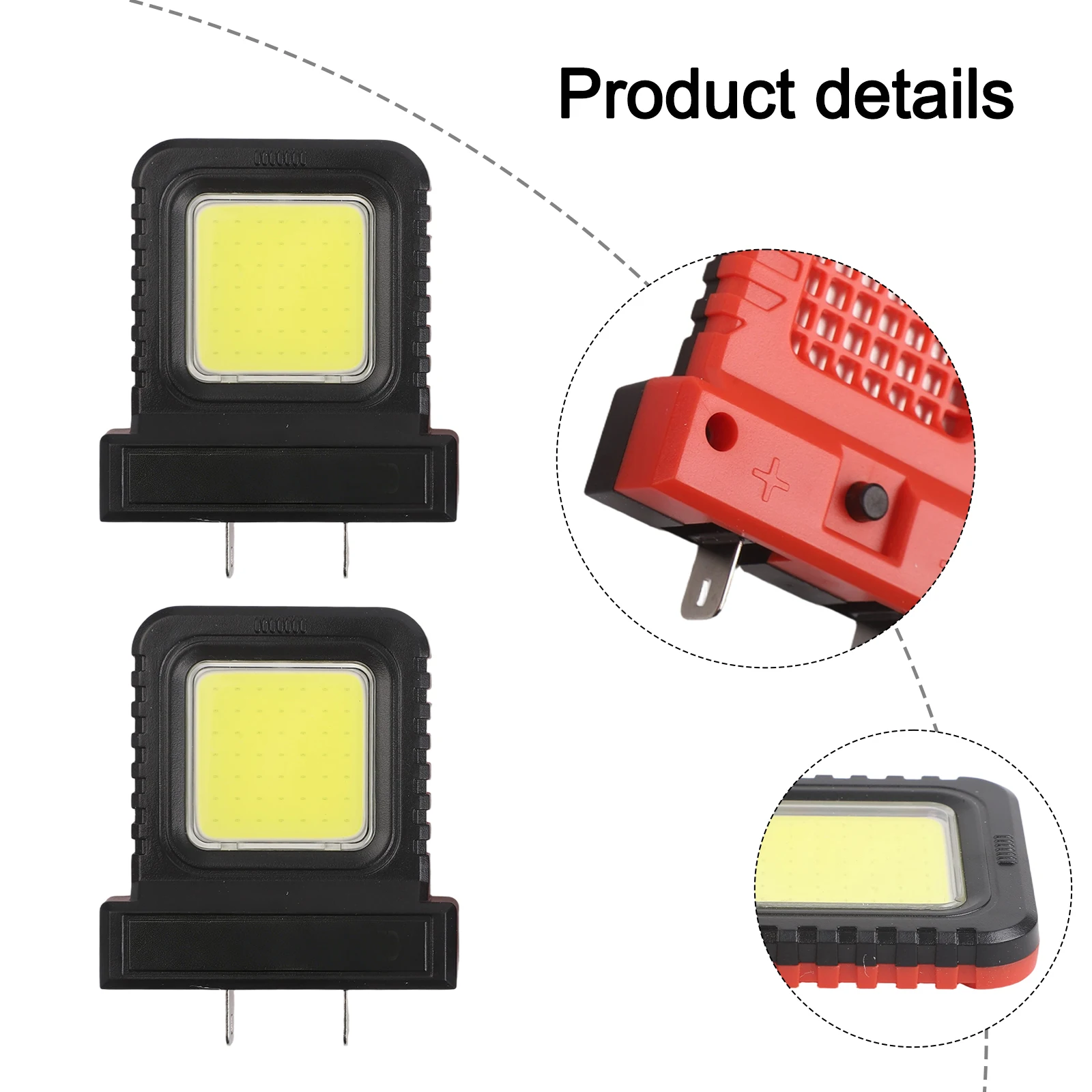 2PCS LED 14W Adjustable Socket Work Light Compatible with 20V/For 21V Lithium Power Tool Batteries Portable and Lightweight
2PCS LED 14W Adjustable Socket Work Light Compatible with 20V/For 21V Lithium Power Tool Batteries Portable and Lightweight