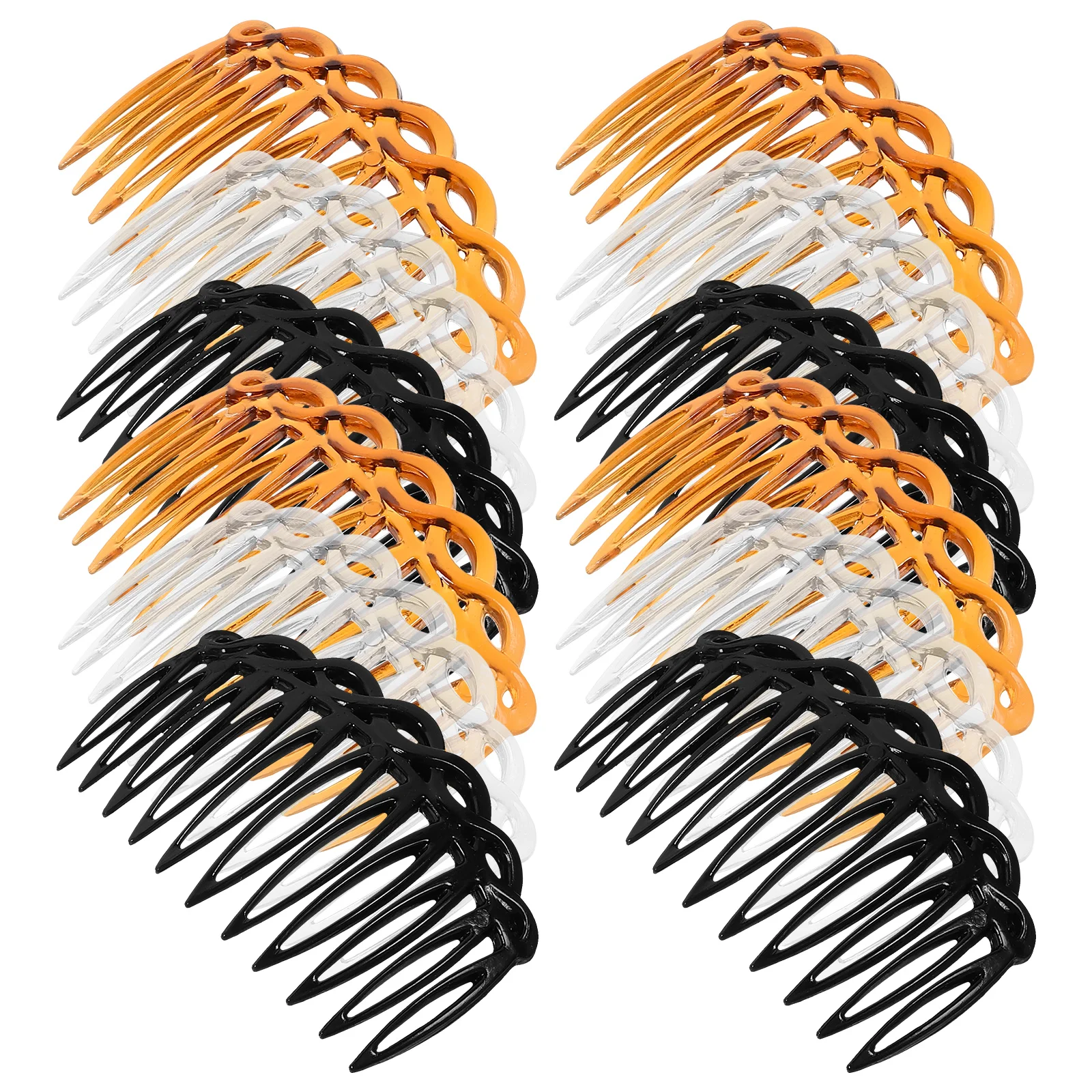 12pcs Combs 7 5cm Vintage Side Clips Plastic Barrettes Hair Accessories for Women with Side Hair Combs 3 Colors
12pcs Combs 7 5cm Vintage Side Clips Plastic Barrettes Hair Accessories for Women with Side Hair Combs 3 Colors