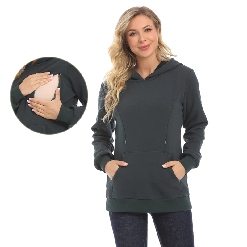 Winter Maternity Hoodie Breastfeeding Clothes Warm Fleece Pregnancy Sweater Zipper Feeding Postpartum Nursing Hoodies
Winter Maternity Hoodie Breastfeeding Clothes Warm Fleece Pregnancy Sweater Zipper Feeding Postpartum Nursing Hoodies