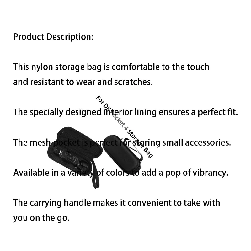 Dust-proof Storage Case for DJI Pocket 4 Shock-Resistant and Drop-Proof Travel Case
Dust-proof Storage Case for DJI Pocket 4 Shock-Resistant and Drop-Proof Travel Case