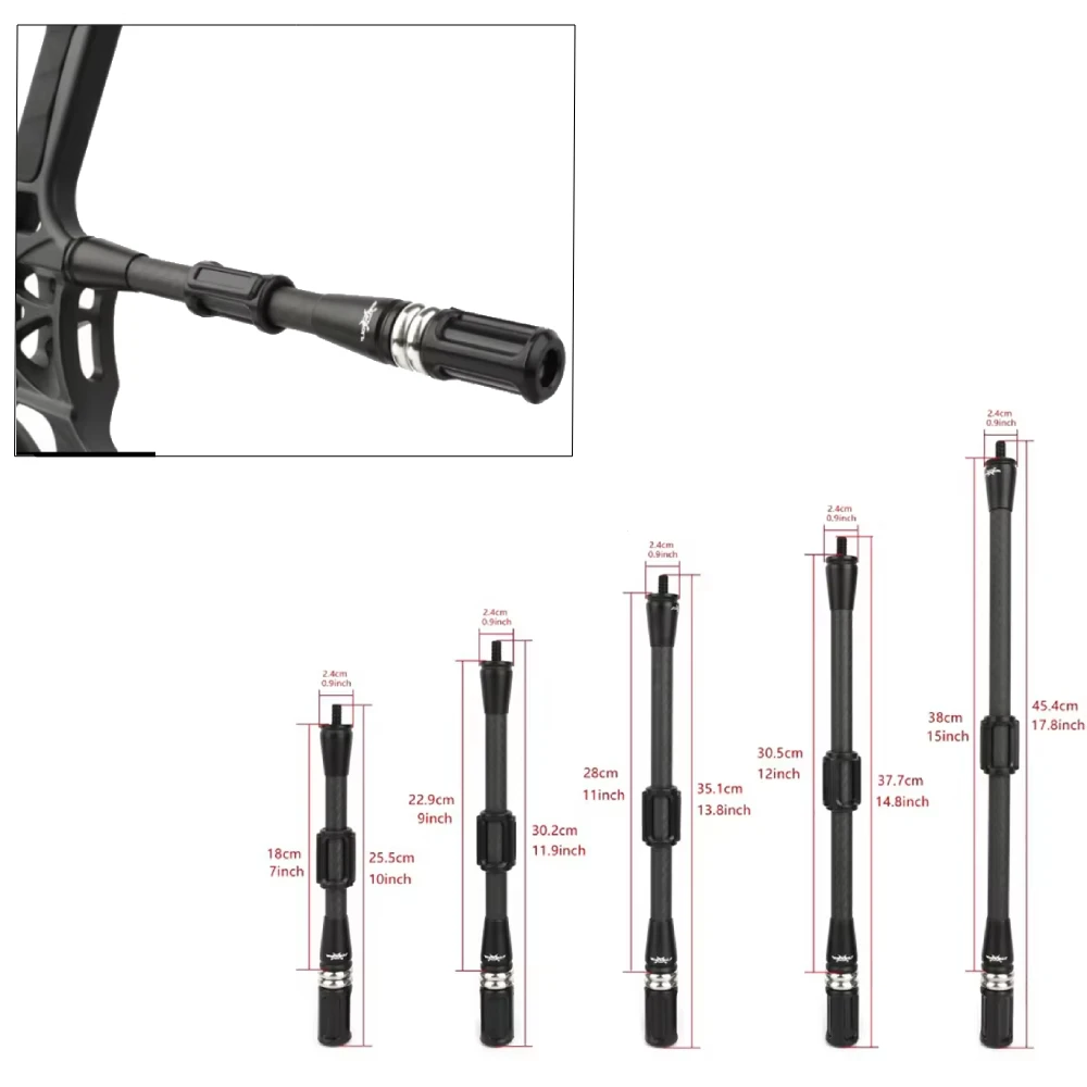 3K карбоновый стабилизатор для лука для изогнутого лука, амортизатор для стрельбы из лука, балансировочный стержень, 7/9/11/12/15 дюймов, доступ для охоты и стрельбы
3K карбоновый стабилизатор для лука для изогнутого лука, амортизатор для стрельбы из лука, балансировочный стержень, 7/9/11/12/15 дюймов, доступ для охоты и стрельбы