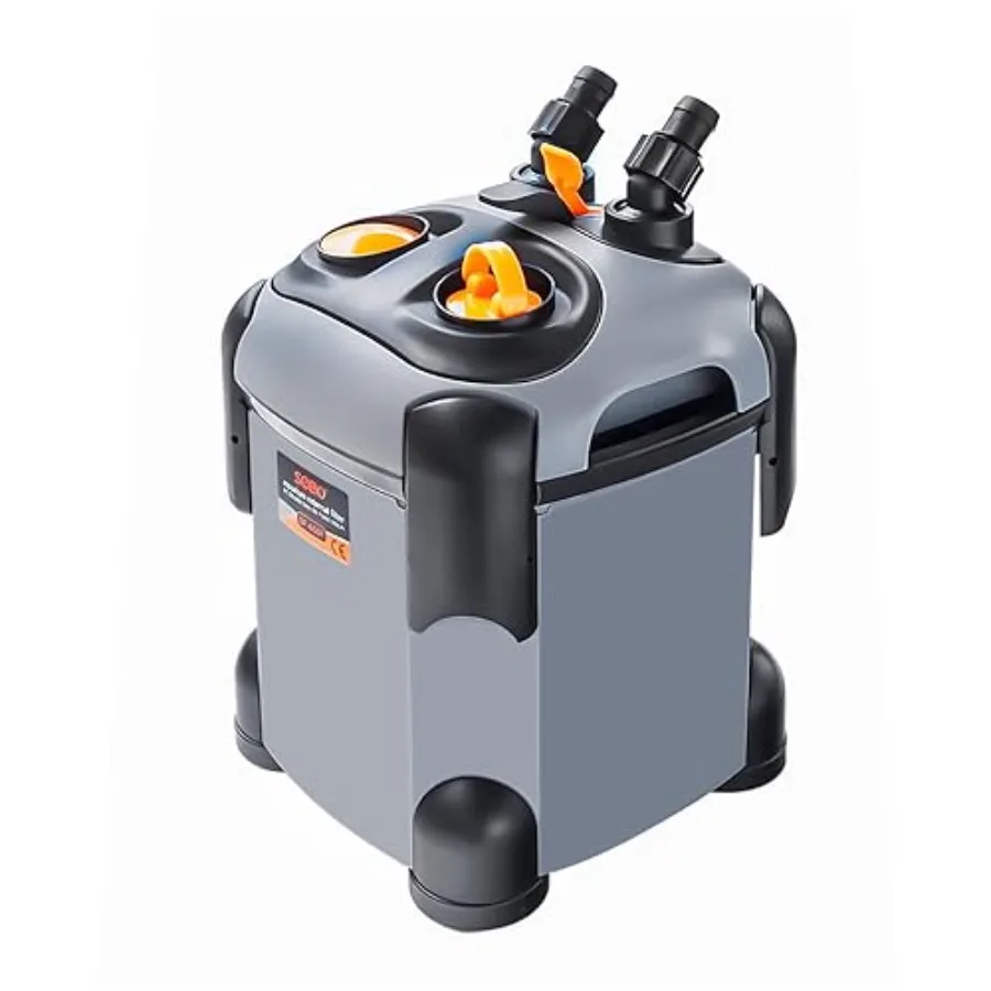 Aquarium External Ultra-Quiet Canister Filter Fish Tank Water Circulation Filter with Filter Media 171/225/266/317/397GPH
Aquarium External Ultra-Quiet Canister Filter Fish Tank Water Circulation Filter with Filter Media 171/225/266/317/397GPH
