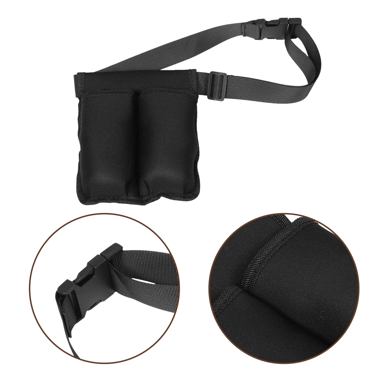 Waist Bag for Masseurs 2 Bottle Capacity Adjustable Essential Oil Storage Organizer Portable Massage Lotion Carrier for Spa
Waist Bag for Masseurs 2 Bottle Capacity Adjustable Essential Oil Storage Organizer Portable Massage Lotion Carrier for Spa