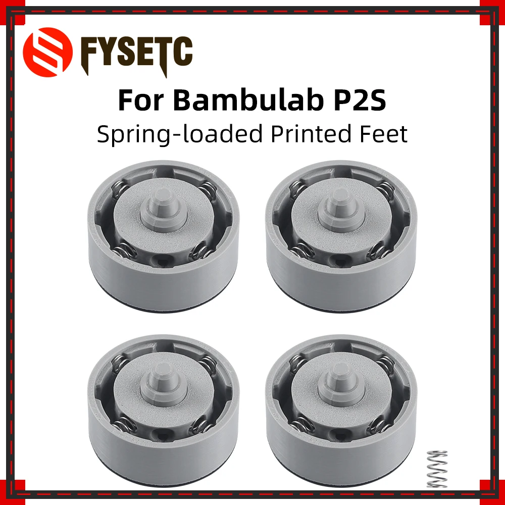 For Bambu Lab P2S Anti-Vibration Feet Secure andHigh Quality Anti-Vibration Feet For 3D Printer Replaceable Parts
For Bambu Lab P2S Anti-Vibration Feet Secure andHigh Quality Anti-Vibration Feet For 3D Printer Replaceable Parts