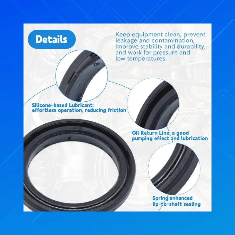 DMHUI High-quality High-pressure Oil Seal TCV Style 32x42x5/7mm, Fit for SRP/S00R01P Hydraulic Pumps
DMHUI High-quality High-pressure Oil Seal TCV Style 32x42x5/7mm, Fit for SRP/S00R01P Hydraulic Pumps