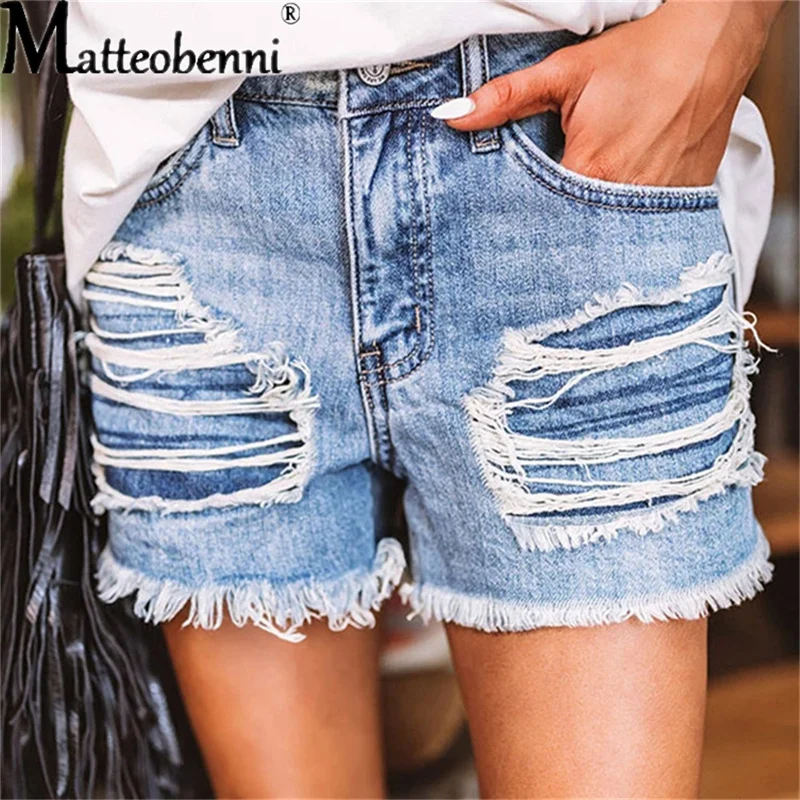 2022 New Women Slim Tassels Hole Denim Shorts Fashion Casual Summer Blue Denim Shorts Sexy Solid Color Wash Streetwear Shorts
2022 New Women Slim Tassels Hole Denim Shorts Fashion Casual Summer Blue Denim Shorts Sexy Solid Color Wash Streetwear Shorts