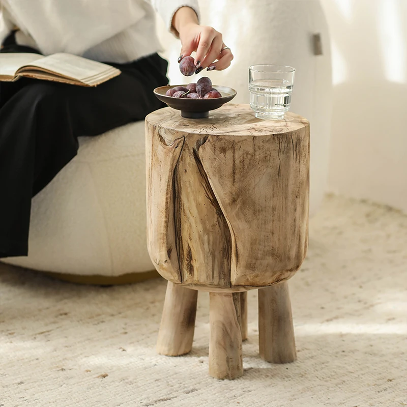 Wabi-Sabi Wooden Stool Handcrafted Low Profile Side Table with Distressed Finish Minimalist Four-Legged Bench Homestay Decor
Wabi-Sabi Wooden Stool Handcrafted Low Profile Side Table with Distressed Finish Minimalist Four-Legged Bench Homestay Decor