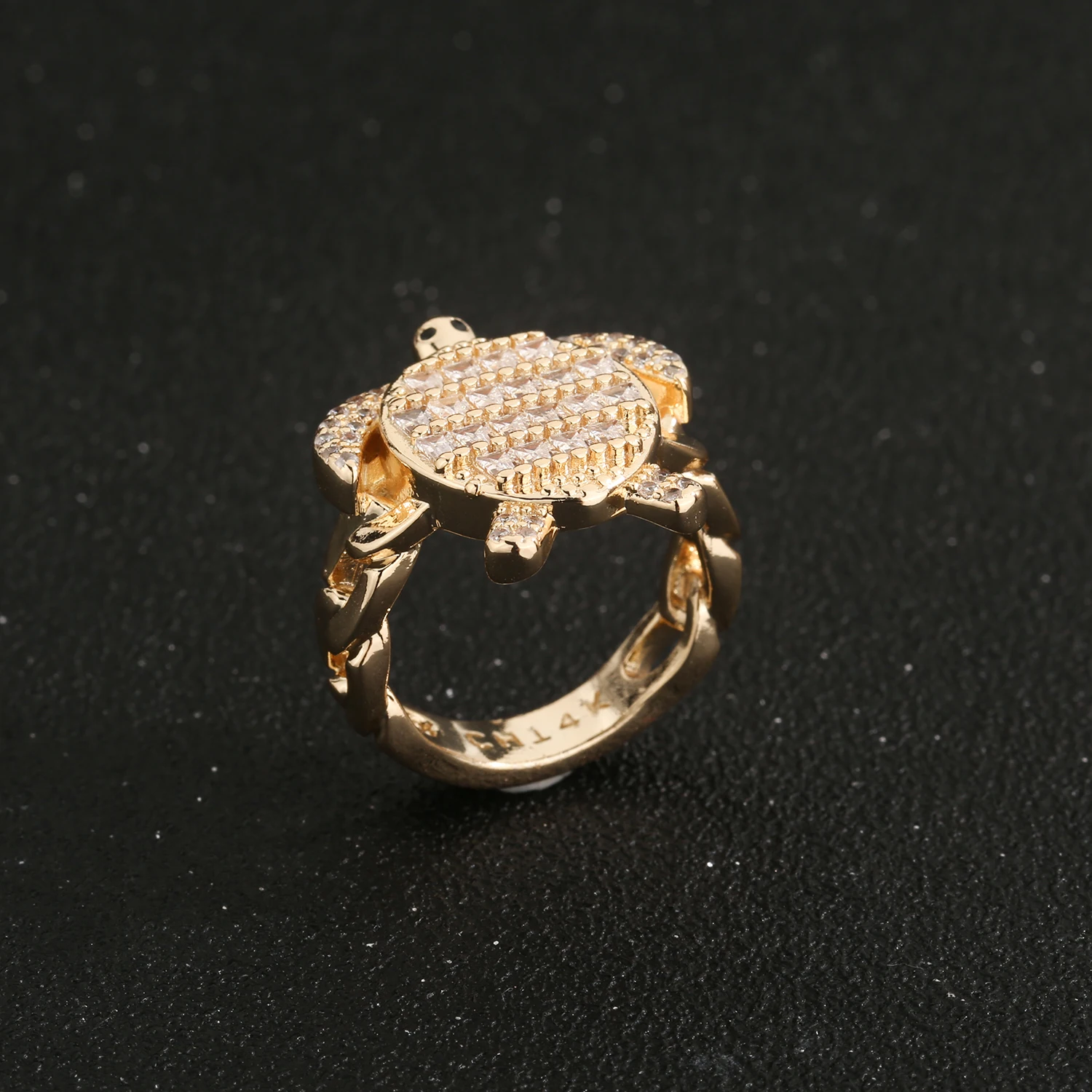Women's Cute Little Turtle Multi-Color Zircon Ring Women's Vintage Sea Animal Engagement Jewelry Free Shipping Item
Women's Cute Little Turtle Multi-Color Zircon Ring Women's Vintage Sea Animal Engagement Jewelry Free Shipping Item