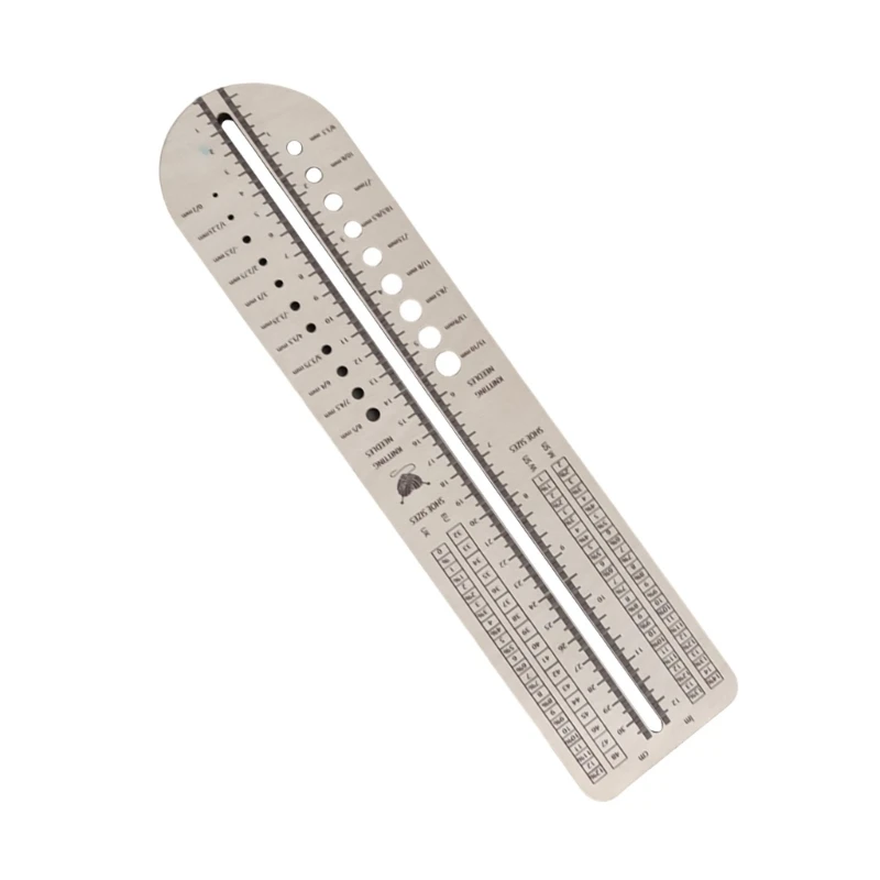 Knitting Sock Ruler Needle Ruler Multifunctional Knitting Needle Gauges Socks Sock Blockers Sock Knitting Tool
Knitting Sock Ruler Needle Ruler Multifunctional Knitting Needle Gauges Socks Sock Blockers Sock Knitting Tool