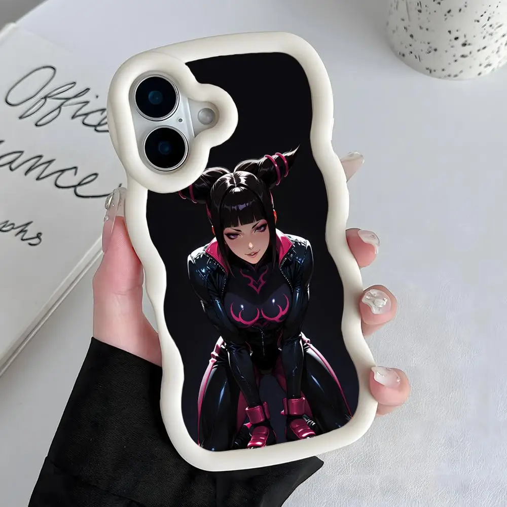 Street Fighter Juri Han Phone Case for iPhone 17 16 15 14 13 12 11 Air Pro Max Plus White Soft TPU Wavy Edge Cover
Street Fighter Juri Han Phone Case for iPhone 17 16 15 14 13 12 11 Air Pro Max Plus White Soft TPU Wavy Edge Cover