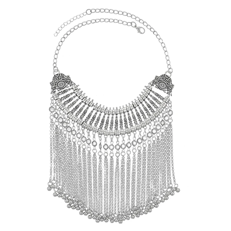 Long Tassel Women Necklace Turkish Vintage Alloy Gypsy Ethnic Party Charms Chokers Necklace Bohemian Statement Necklaces Female
Long Tassel Women Necklace Turkish Vintage Alloy Gypsy Ethnic Party Charms Chokers Necklace Bohemian Statement Necklaces Female