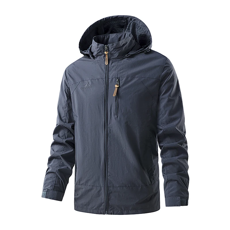 Outdoor Single-layer Windproof Assault Jacket Men Hooded Casual Assault Suit Men's Mountaineering Single Top Male Sports Jacket
Outdoor Single-layer Windproof Assault Jacket Men Hooded Casual Assault Suit Men's Mountaineering Single Top Male Sports Jacket