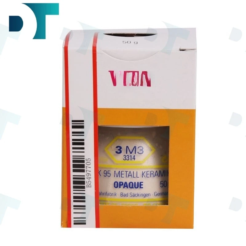 Dental Porcelain Powder Porcelain powder for crown decoration - ViTA Ceramic Powder for Fake Teeth Materials 50g
Dental Porcelain Powder Porcelain powder for crown decoration - ViTA Ceramic Powder for Fake Teeth Materials 50g