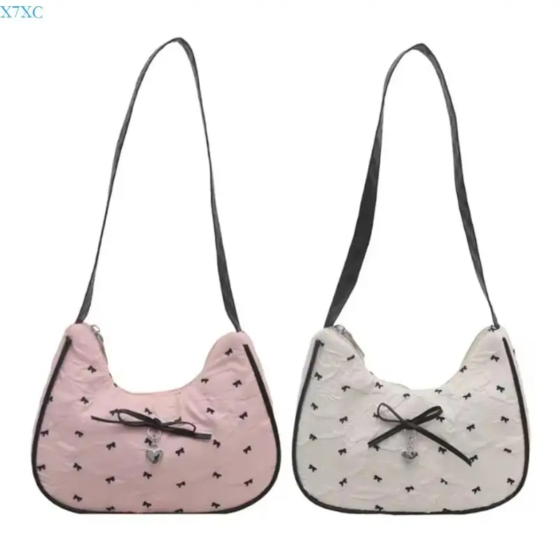 X7XC 2025 Trendy Bows Design Bubble Cotton Shoulder Bag Lightweight Wear Resistant Multi Compartment Multiple Colors
X7XC 2025 Trendy Bows Design Bubble Cotton Shoulder Bag Lightweight Wear Resistant Multi Compartment Multiple Colors