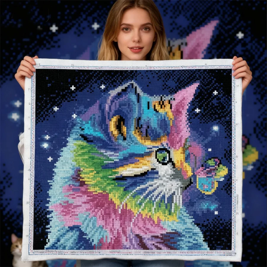 Cat animal 2026 New style printed Canvas DIY cross stitch kits set arts adult Craft Embroidery Needlework Sewing thread painting
Cat animal 2026 New style printed Canvas DIY cross stitch kits set arts adult Craft Embroidery Needlework Sewing thread painting