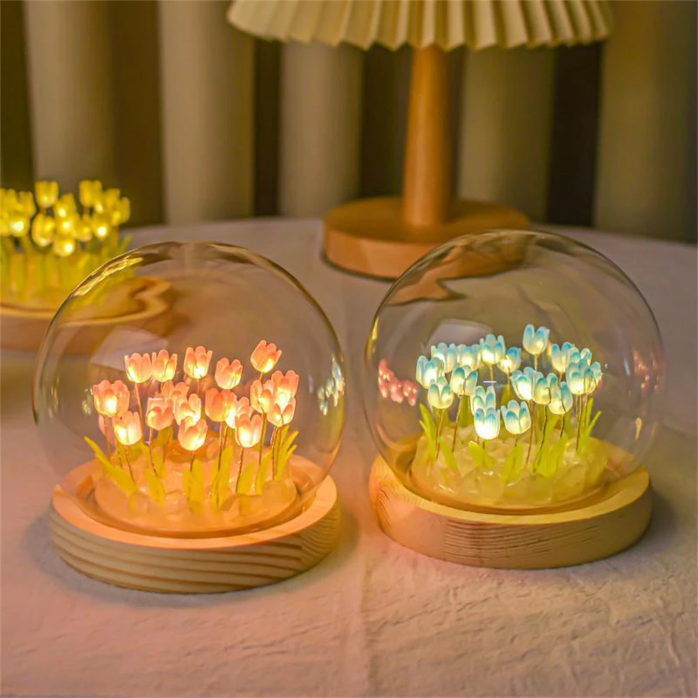 10cm LED Tulip Night Light 20Flowers Tulip Table Lamp Battery Powered Romantic Bedroom Bedside Light for Birthday Valentine Gift
10cm LED Tulip Night Light 20Flowers Tulip Table Lamp Battery Powered Romantic Bedroom Bedside Light for Birthday Valentine Gift