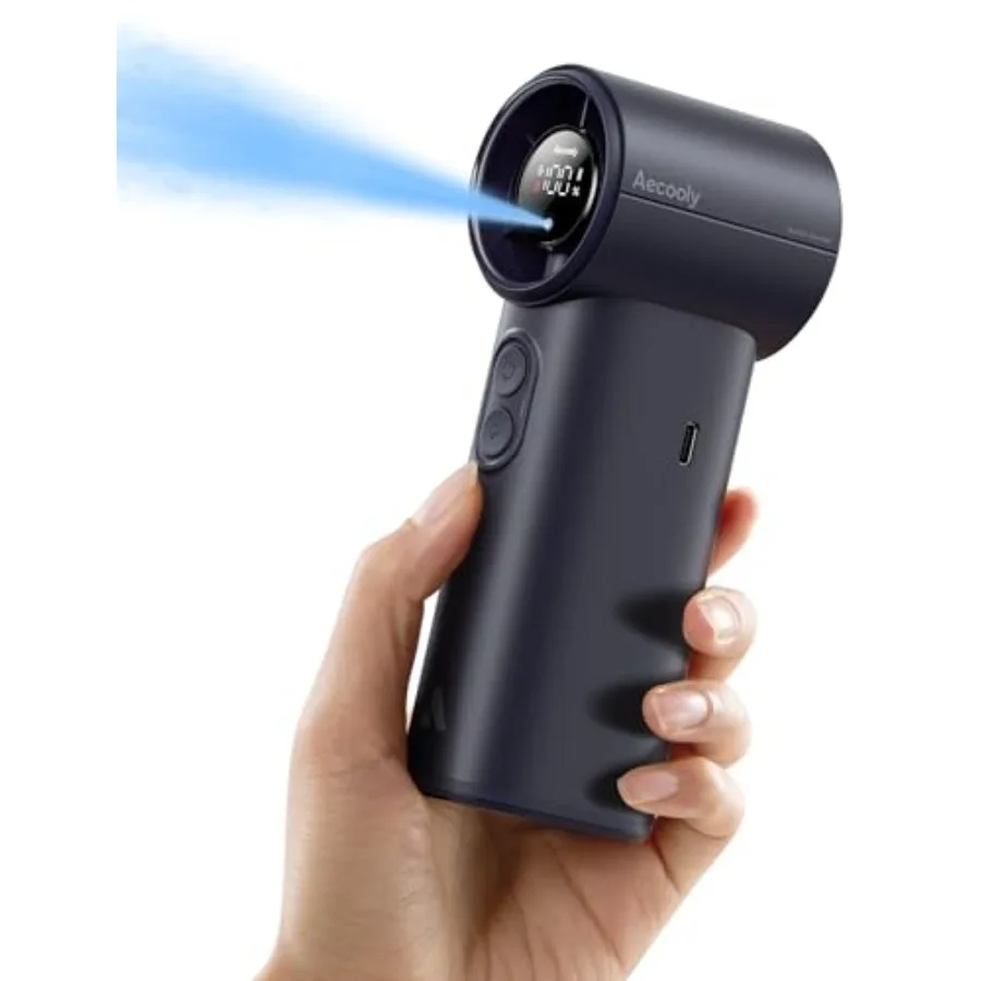 Cold Air Portable Handheld Fan 14.4°F Drop in 10s Mist Chill and High Speed Wind 20H Max Cooling Time Battery Level Display Rec
Cold Air Portable Handheld Fan 14.4°F Drop in 10s Mist Chill and High Speed Wind 20H Max Cooling Time Battery Level Display Rec