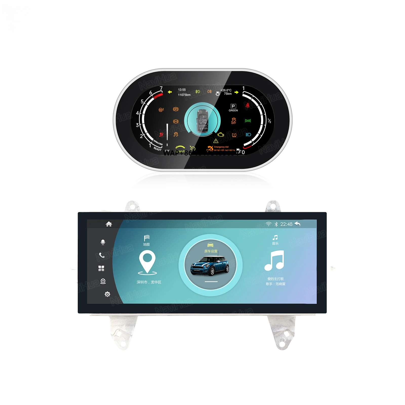 Car Stereo Audio Navigation LCD Digital Cluster Dashboard for NEW MINI F55 F56 NBT 2015-2017 Navigation
Car Stereo Audio Navigation LCD Digital Cluster Dashboard for NEW MINI F55 F56 NBT 2015-2017 Navigation