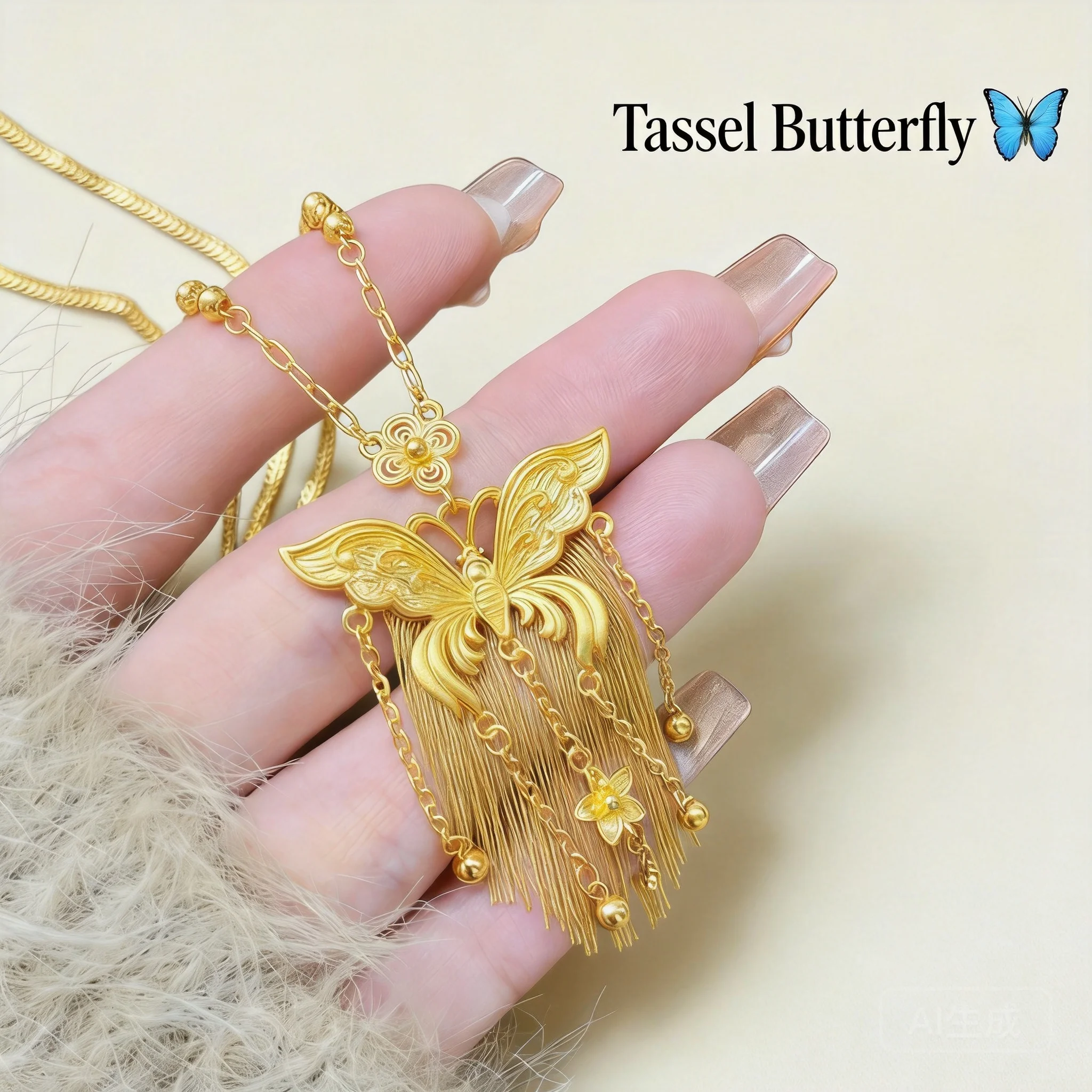 Chinese Style Auspicious Gold Plated Butterfly Tassel Pendant Necklace For Women 2026 New Lucky Fashion Jewelry Perfect Gift For
Chinese Style Auspicious Gold Plated Butterfly Tassel Pendant Necklace For Women 2026 New Lucky Fashion Jewelry Perfect Gift For