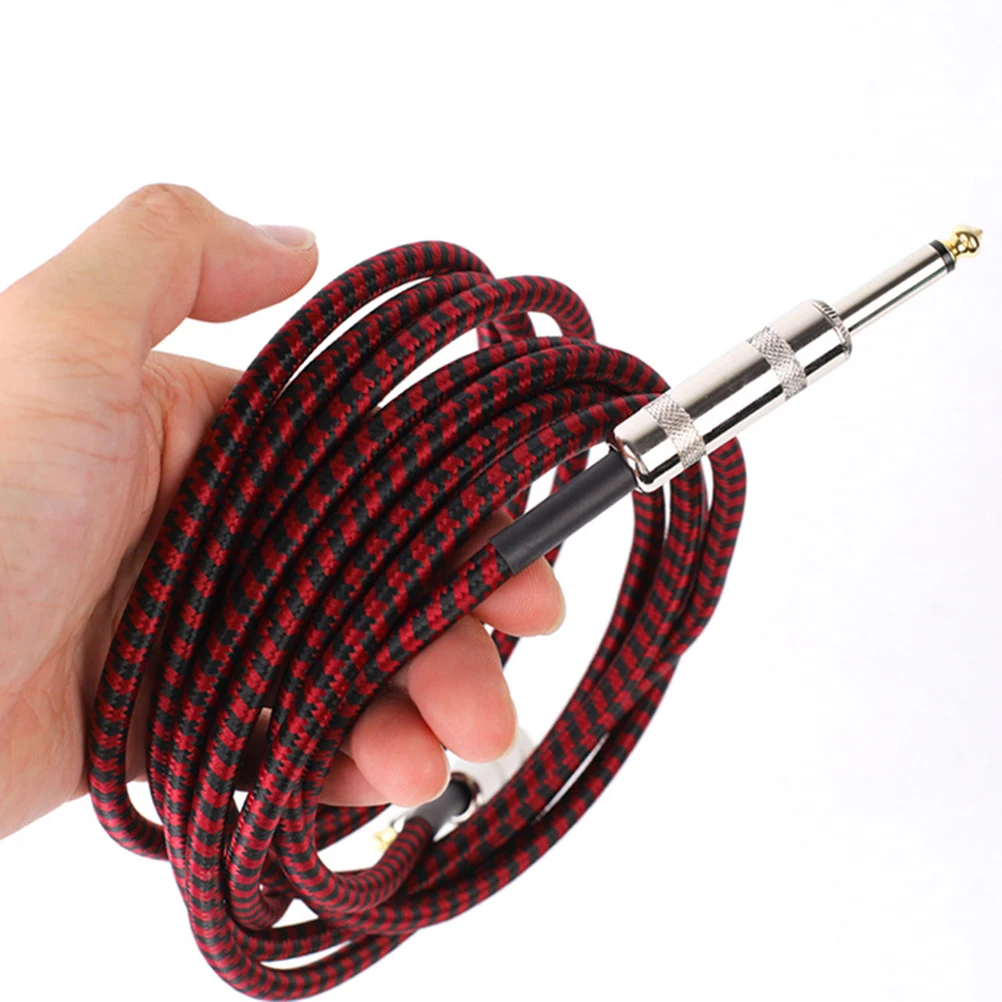 3M Noise Reduction Audio Cable Tinned Copper Core Anti Break Coil Durable Woven Mesh Guitar Line Wire Stage Audio Equipment
3M Noise Reduction Audio Cable Tinned Copper Core Anti Break Coil Durable Woven Mesh Guitar Line Wire Stage Audio Equipment