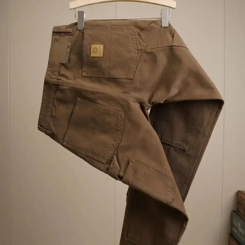 2026 Autumn New American Style Classic Heavy Cargo Casual Pants For Men With Patchwork Pockets Loose Straight Cut Streetwear Tro
2026 Autumn New American Style Classic Heavy Cargo Casual Pants For Men With Patchwork Pockets Loose Straight Cut Streetwear Tro