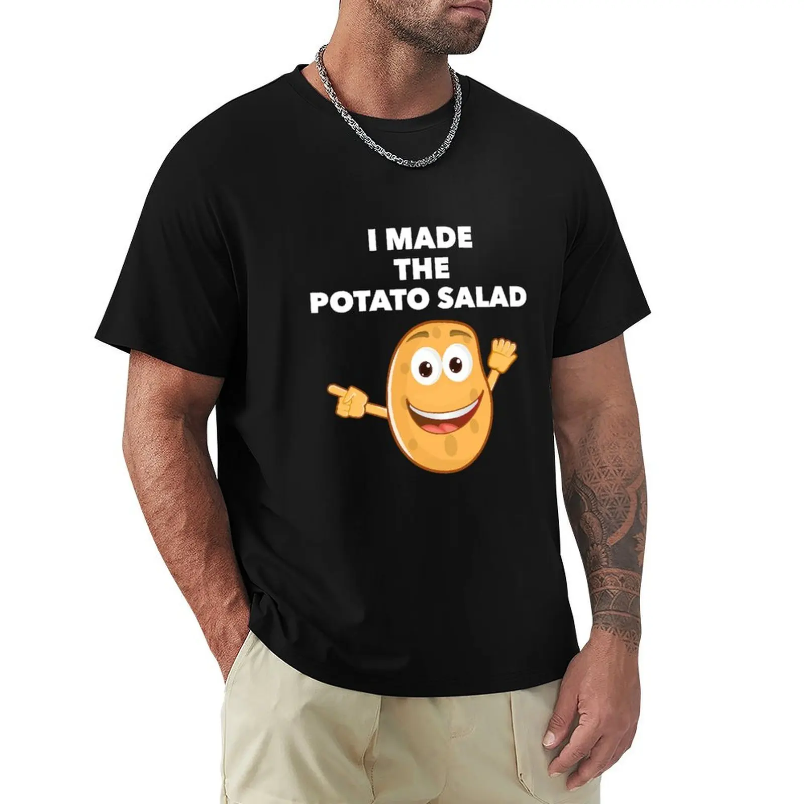 I Made The Potato Salad Funny Bbq Who T-Shirt Outdoor Sports Lightweight Tee
I Made The Potato Salad Funny Bbq Who T-Shirt Outdoor Sports Lightweight Tee