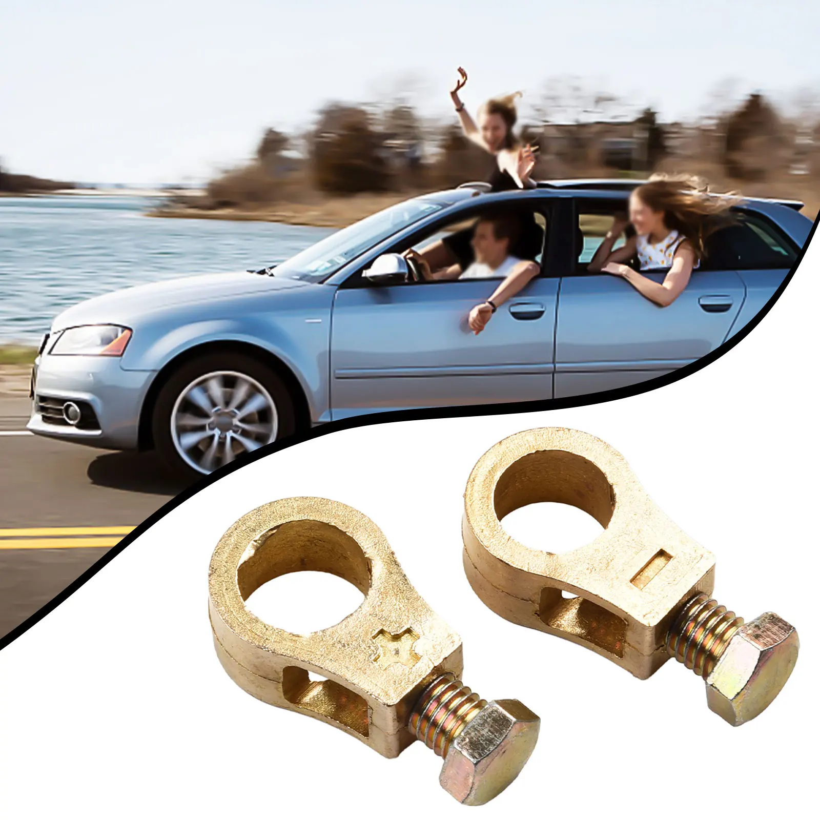 Tools Battery Clip Car Battery Pure Copper Terminal Wire Top Post Terminal With 2 Bolts Firm Installation Replacement
Tools Battery Clip Car Battery Pure Copper Terminal Wire Top Post Terminal With 2 Bolts Firm Installation Replacement