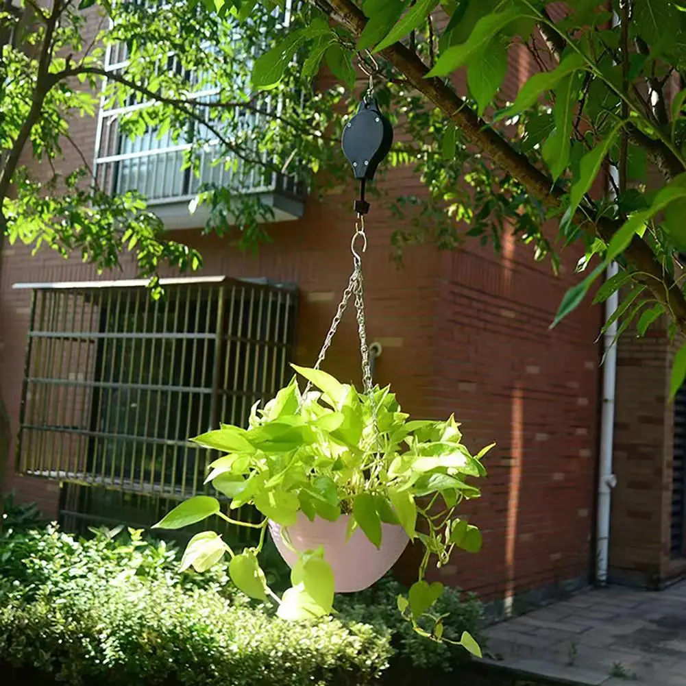 Retractable Plant Hanger Adjustable Plant Pulley Heavy Duty Plant Pot Hanger for Garden Patio Balcony Planters Bird Feeders Indo
Retractable Plant Hanger Adjustable Plant Pulley Heavy Duty Plant Pot Hanger for Garden Patio Balcony Planters Bird Feeders Indo
