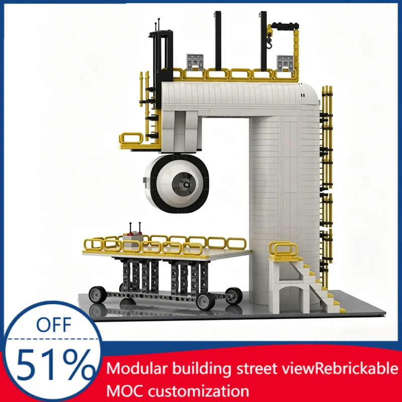 1724PCS Airplane Engine Test Base Industrial Model Custom Technical Building Blocks DIY Assembly Educational Toy Festival Gift
1724PCS Airplane Engine Test Base Industrial Model Custom Technical Building Blocks DIY Assembly Educational Toy Festival Gift