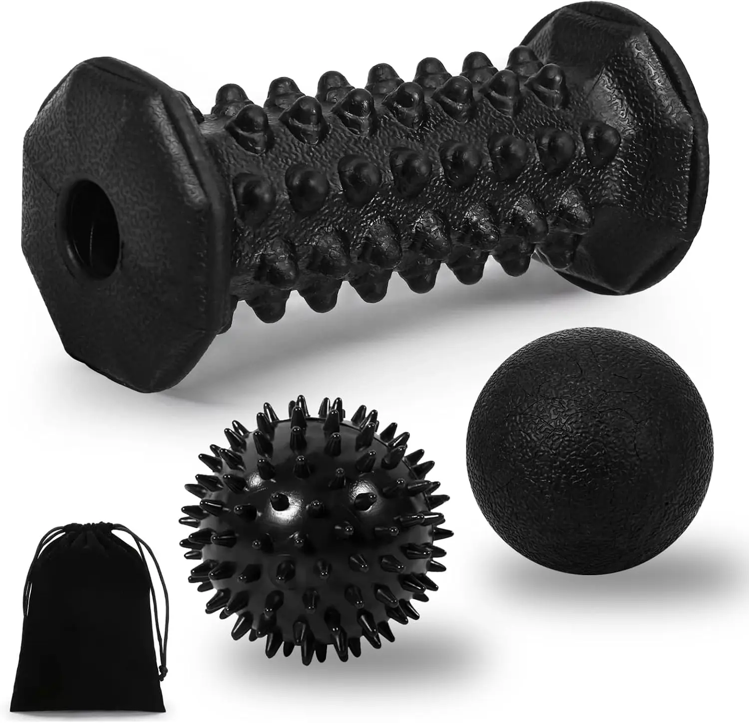 Plantar Fasciitis Relief Foot Roller Massager, Spiky Ball Therapy Set for Heel & Arch Pain, Neuropathy Pain Relief, Deep Tissue Muscle Massage
Plantar Fasciitis Relief Foot Roller Massager, Spiky Ball Therapy Set for Heel & Arch Pain, Neuropathy Pain Relief, Deep Tissue Muscle Massage