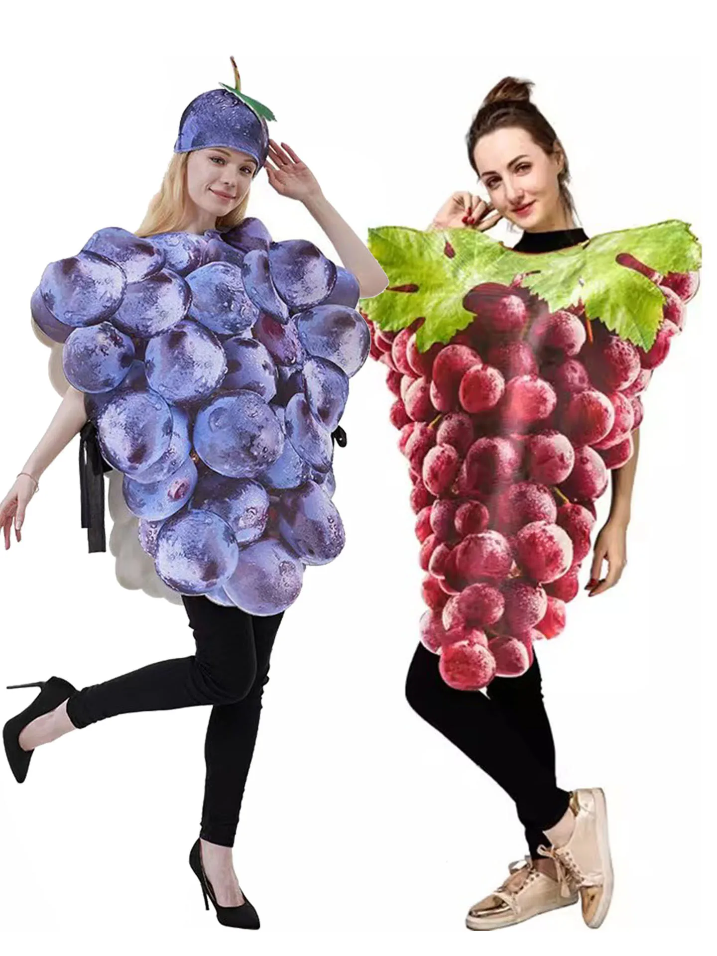 Halloween Funny Fruit Party Grape Costume Red Graperaisin Purple Grape Company Annual Meeting Performance Clothes
Halloween Funny Fruit Party Grape Costume Red Graperaisin Purple Grape Company Annual Meeting Performance Clothes