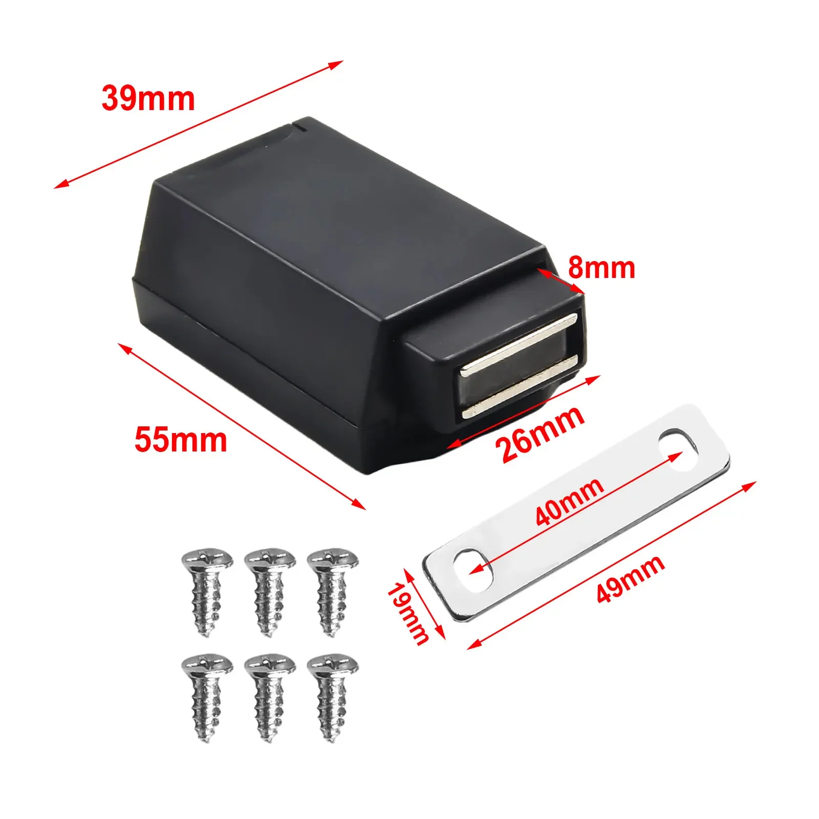 Rebound Device Cabinet-Catch Cabinet Door Heavy Duty Magnetic To Open Touch DIY White Black Door Push Hardware
Rebound Device Cabinet-Catch Cabinet Door Heavy Duty Magnetic To Open Touch DIY White Black Door Push Hardware