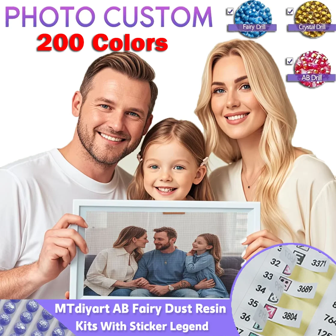 200 Colors Photo Custom Diamond Painting Resin Square With Sticker Legend Crystal Fairy Dust AB 5D DIY Private Rhinestone Decor
200 Colors Photo Custom Diamond Painting Resin Square With Sticker Legend Crystal Fairy Dust AB 5D DIY Private Rhinestone Decor