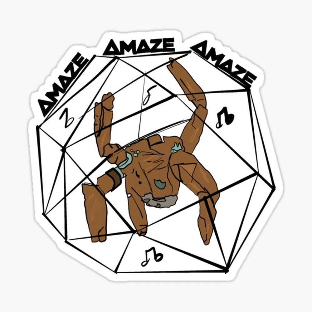 Amaze Amaze Amaze! Sticker for Laptop Decor Bedroom Car Cute Cartoon Art Fashionable Public Suitcase
Amaze Amaze Amaze! Sticker for Laptop Decor Bedroom Car Cute Cartoon Art Fashionable Public Suitcase