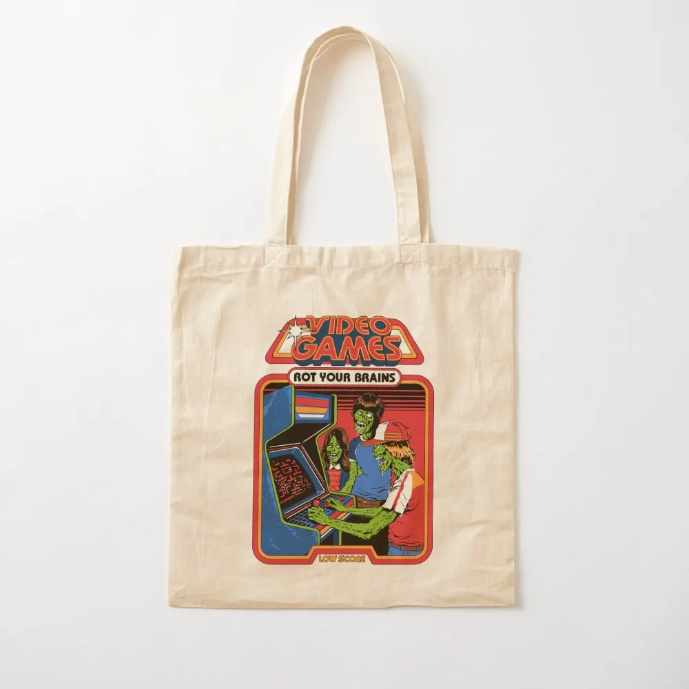 Video Games Rot Your Brains Tote Bag Gift bag custom Women bags Customizable Canvas
Video Games Rot Your Brains Tote Bag Gift bag custom Women bags Customizable Canvas