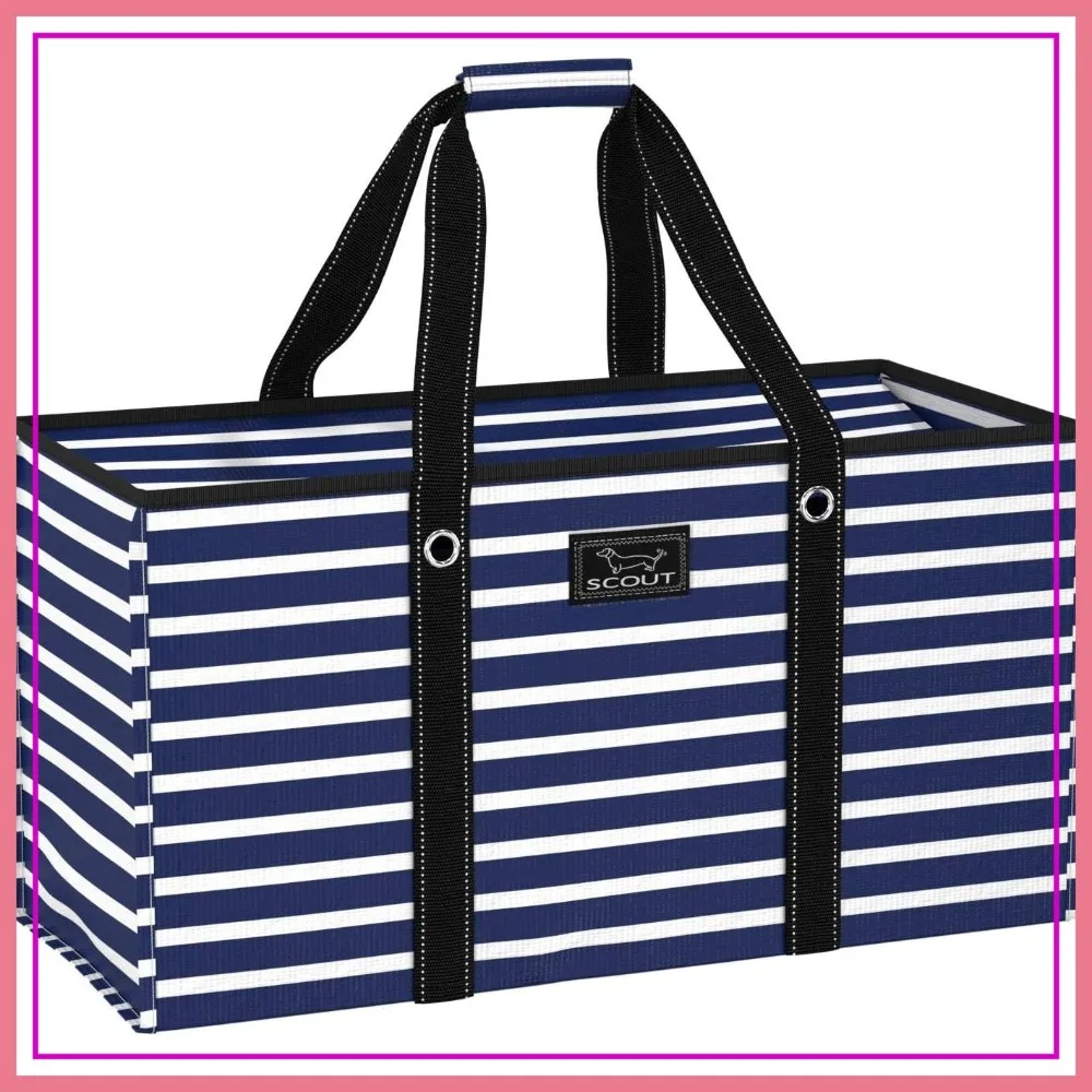 Large Utility Tote Bag - 75 lb Capacity Collapsible Storage for Grocery, Beach, Market - Extra Strong
Large Utility Tote Bag - 75 lb Capacity Collapsible Storage for Grocery, Beach, Market - Extra Strong