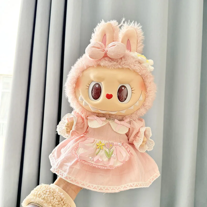 38cm Labubu Plush Doll Clothing Labubu Doll MOKOKO Pink Tulip Dress Set for Women
38cm Labubu Plush Doll Clothing Labubu Doll MOKOKO Pink Tulip Dress Set for Women