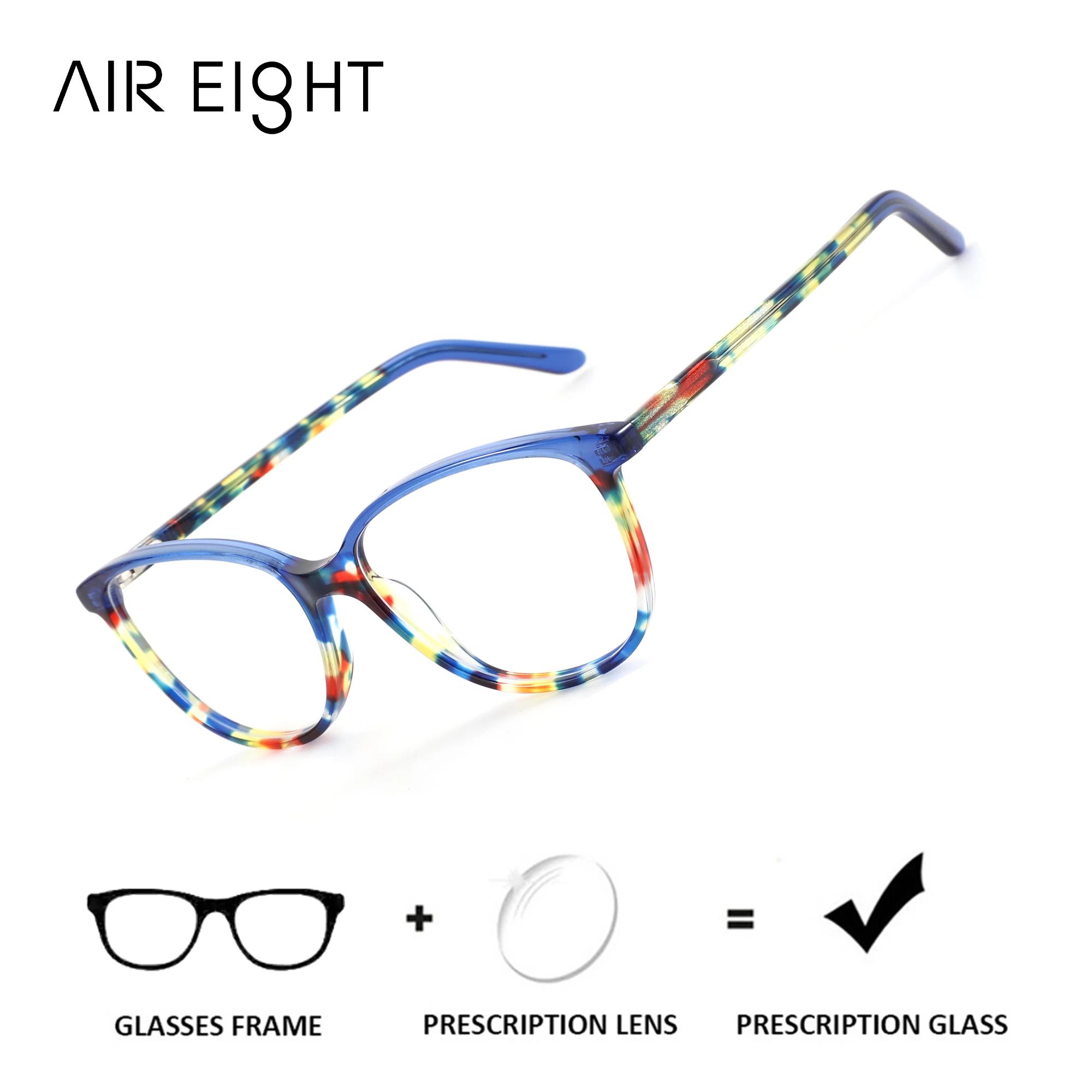AIR EIGHT Leopard Print Square Prescription Glasses Women Progressive Lenses For Myopia Photochromic Blue Light Blocking
AIR EIGHT Leopard Print Square Prescription Glasses Women Progressive Lenses For Myopia Photochromic Blue Light Blocking