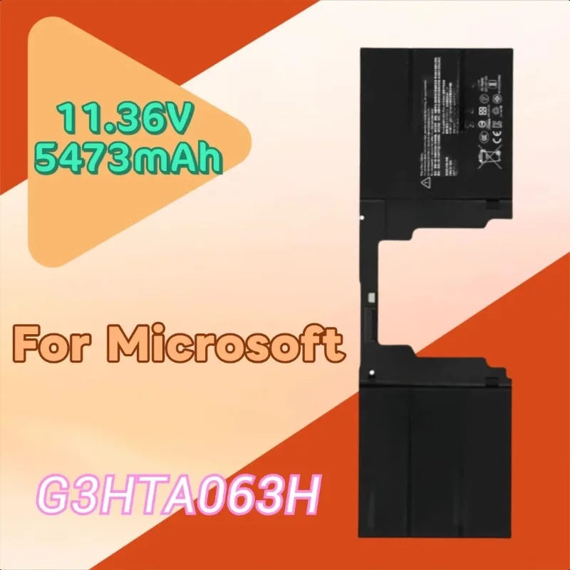 11,36 В 5473 мАч G3HTA063H G3HTA062H Аккумулятор для ноутбука Microsoft Surface Book 3 1907 15 дюймов Аккумулятор для клавиатуры
11,36 В 5473 мАч G3HTA063H G3HTA062H Аккумулятор для ноутбука Microsoft Surface Book 3 1907 15 дюймов Аккумулятор для клавиатуры