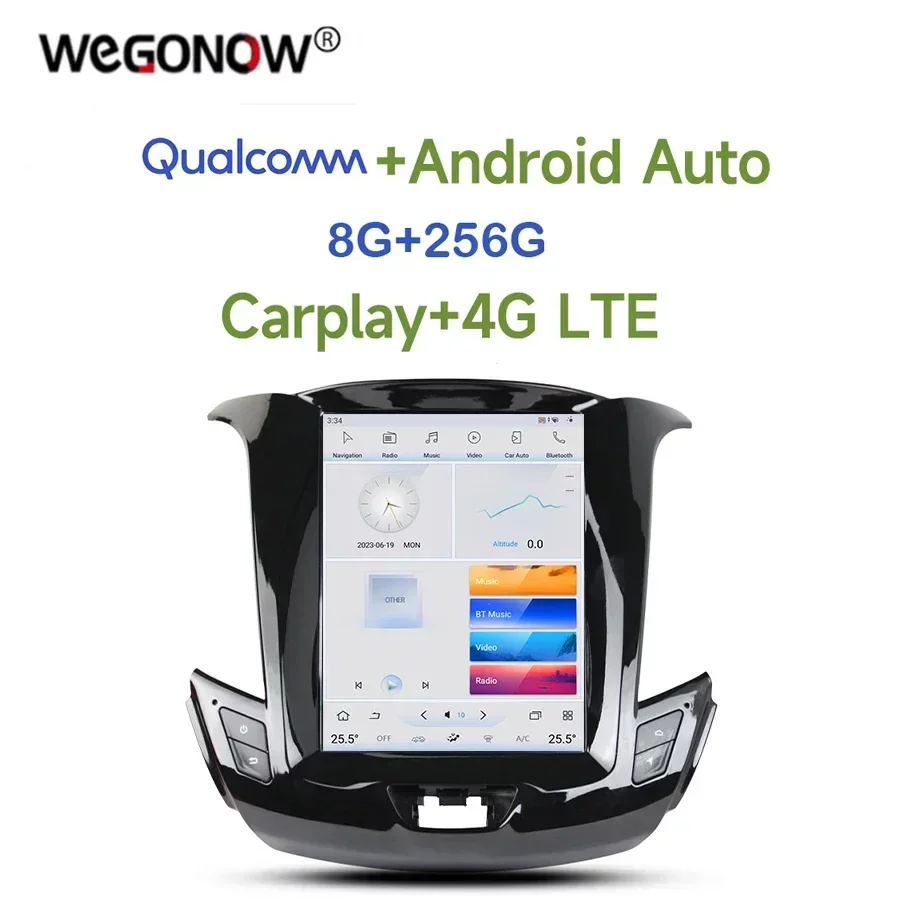 Tesla Qualcomm Carplay Car DVD Player DSP Android 11.0 8G+256G 4G LTE Bluetooth Wifi GPS RDS Radio For Chevrolet Cruze 2015-2017
Tesla Qualcomm Carplay Car DVD Player DSP Android 11.0 8G+256G 4G LTE Bluetooth Wifi GPS RDS Radio For Chevrolet Cruze 2015-2017