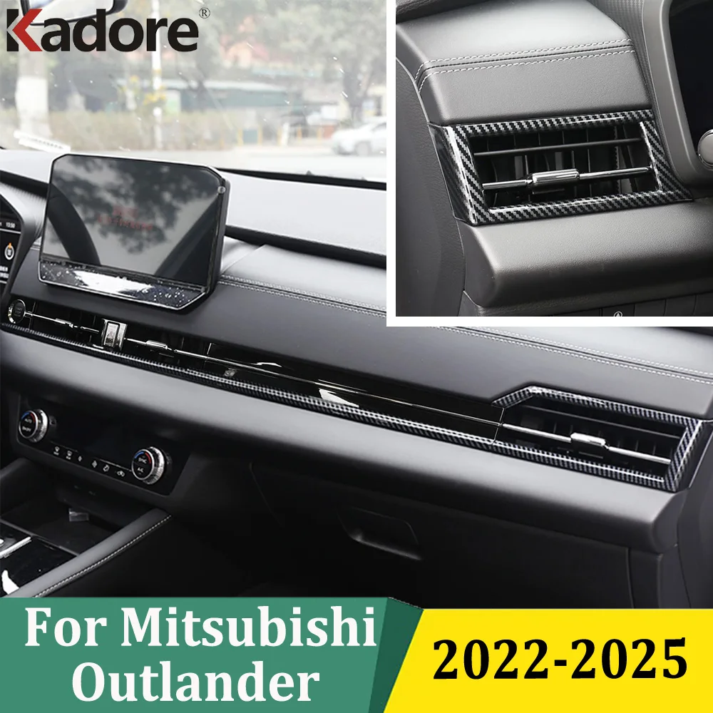 For Mitsubishi Outlander 2022 2023 2024 2025 Front Dashboard Side Air Vent AC Outlet Trim Strip Cover Car Interior Accessories
For Mitsubishi Outlander 2022 2023 2024 2025 Front Dashboard Side Air Vent AC Outlet Trim Strip Cover Car Interior Accessories