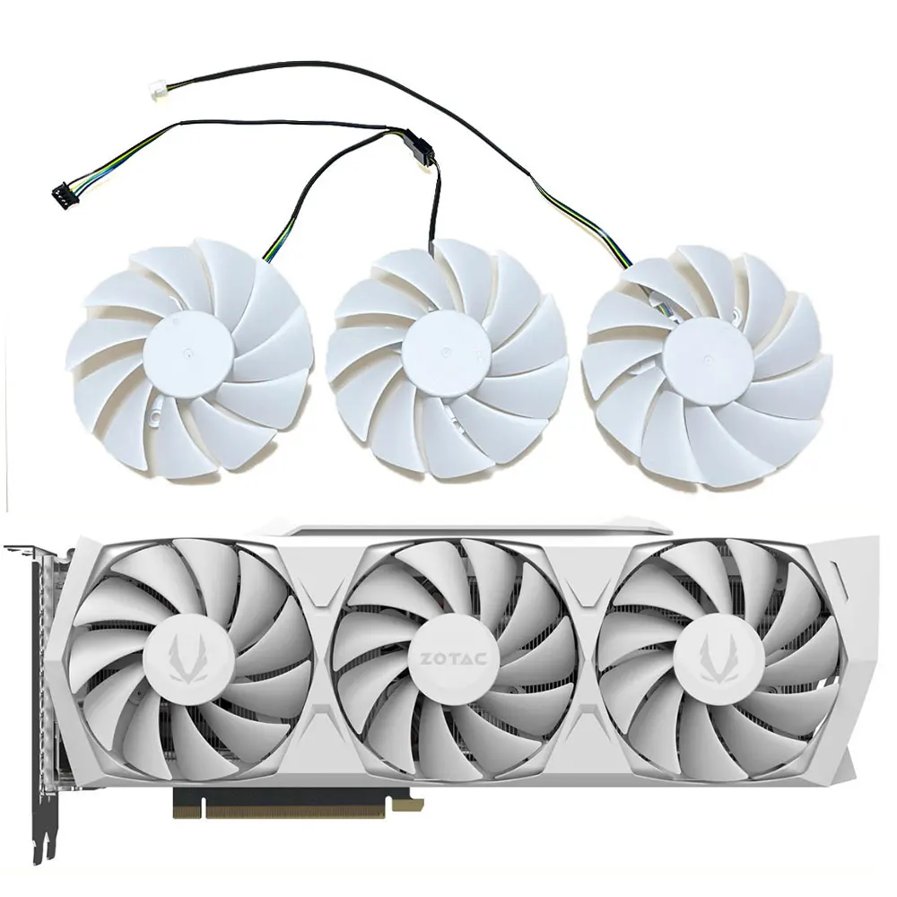 CF9015H12S GA92S2U RTX 3080 Trinity OC White Edition Fan,For ZOTAC RTX 3090、3080TI、3080、3070TI Trinity Video card cooling fan
CF9015H12S GA92S2U RTX 3080 Trinity OC White Edition Fan,For ZOTAC RTX 3090、3080TI、3080、3070TI Trinity Video card cooling fan