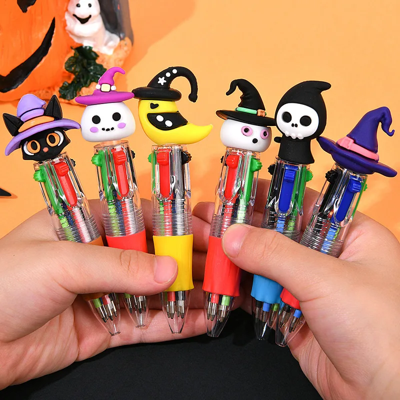 36pc/Box Kawaii Halloween Four-Color Gelpens Cute Cartoon Pumpkin Mini Color Pen School Student Stationery Halloween Gifts
36pc/Box Kawaii Halloween Four-Color Gelpens Cute Cartoon Pumpkin Mini Color Pen School Student Stationery Halloween Gifts