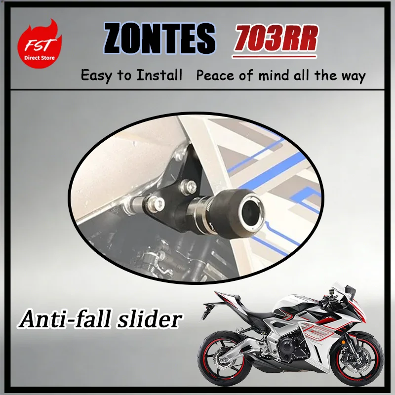 FOR ZONTES 703RR Complete Protection Upgrade Crash Bar And Frame Sliders Combo High Cost-Effective Modification Parts Motorcycle