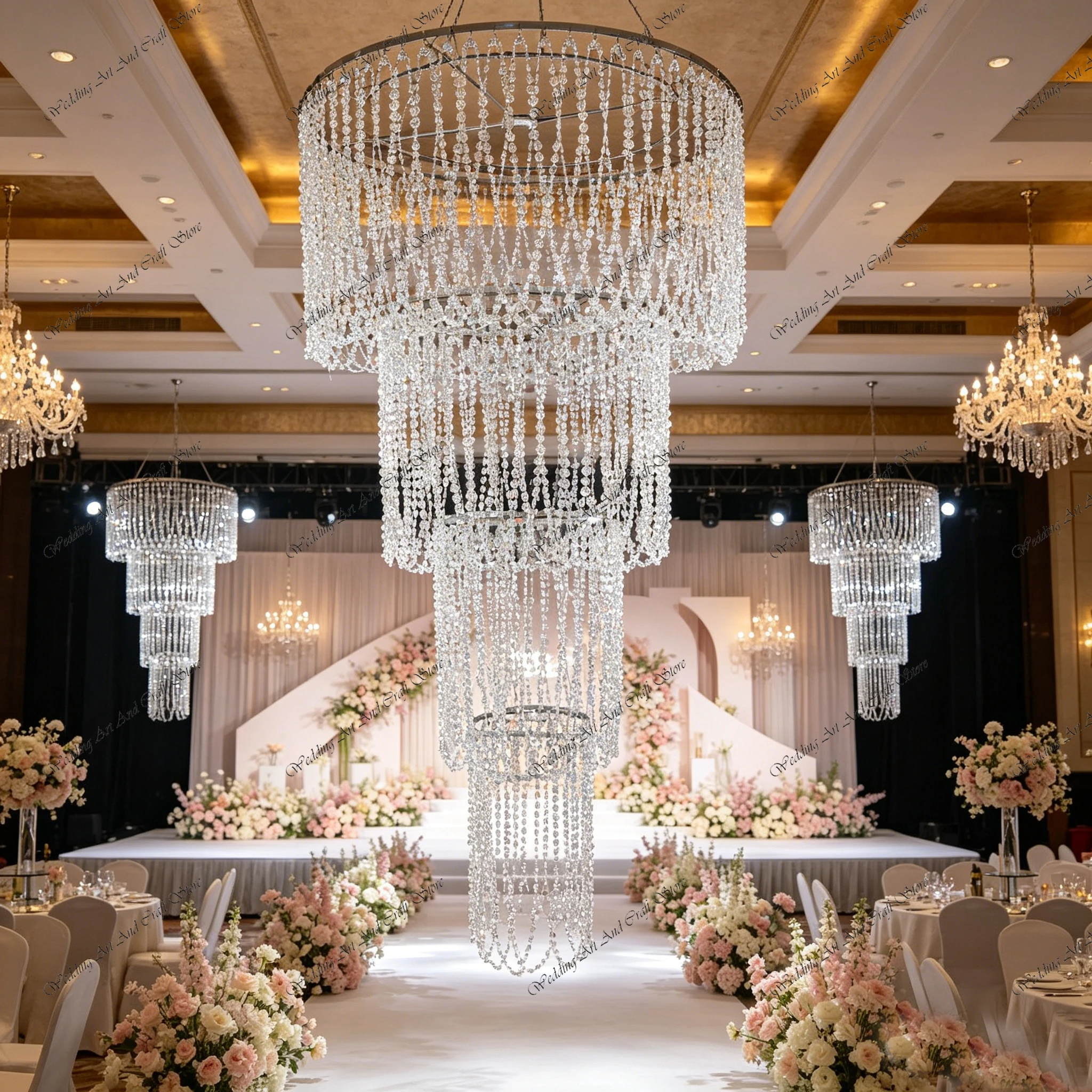 6pcs f30 136X60cm Wedding Props Hotel Restaurant Acrylic Chandelier Wedding Ceiling Decoration Hanging Chandelier ivy1032
6pcs f30 136X60cm Wedding Props Hotel Restaurant Acrylic Chandelier Wedding Ceiling Decoration Hanging Chandelier ivy1032