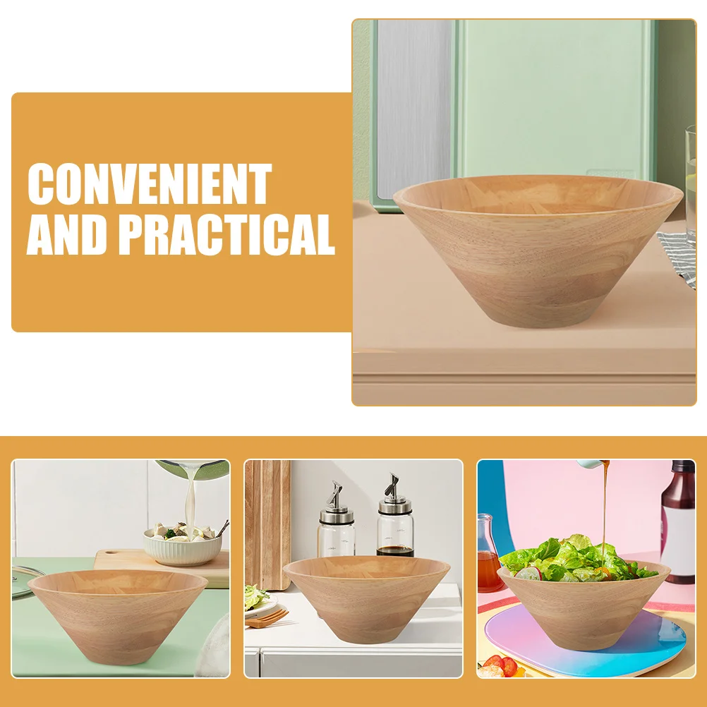 ABOOFAN Large Wooden Mixing Bowl 14cm Cone Shape for Easy Mixing Pouring Tool Salad Fruit
ABOOFAN Large Wooden Mixing Bowl 14cm Cone Shape for Easy Mixing Pouring Tool Salad Fruit
