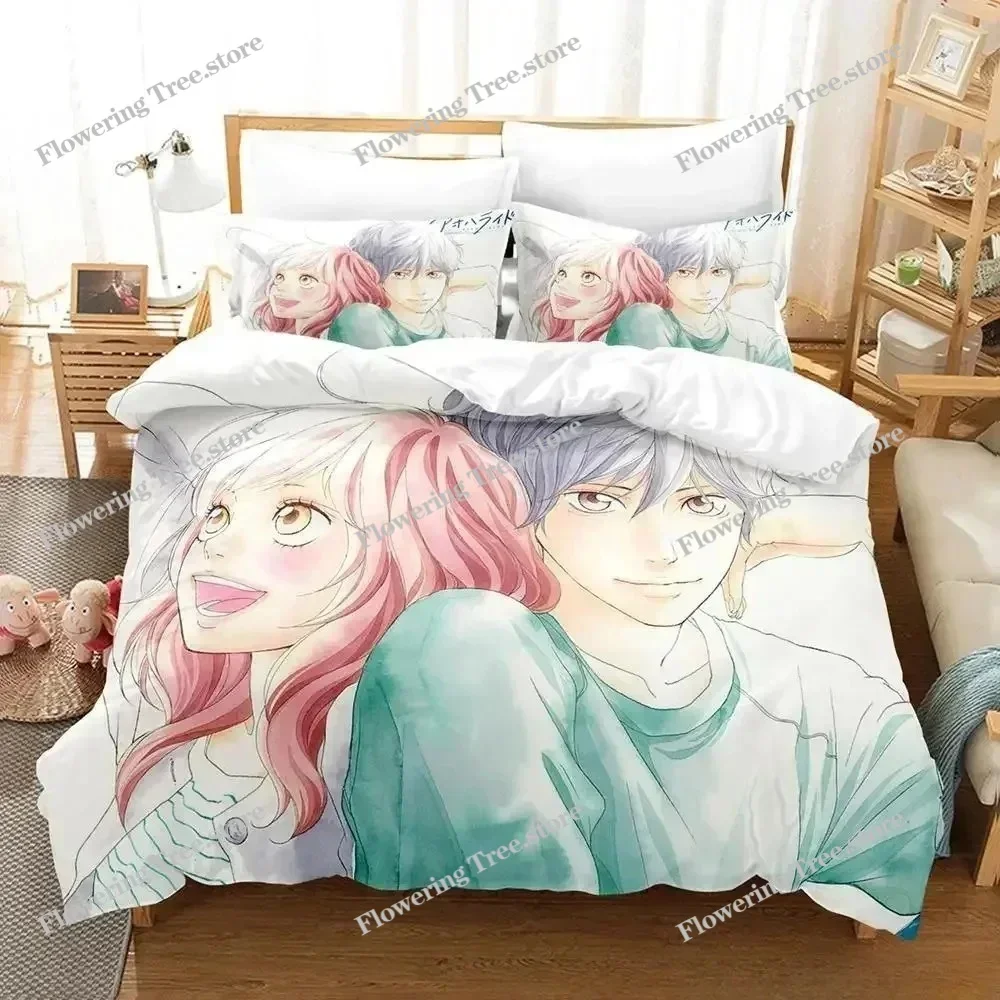 New Blue spring ride Bedding Set Single Twin Full Queen King Size Bed Set Adult Kid Bedroom Duvet cover Sets Anime Bed Sheet Set
New Blue spring ride Bedding Set Single Twin Full Queen King Size Bed Set Adult Kid Bedroom Duvet cover Sets Anime Bed Sheet Set