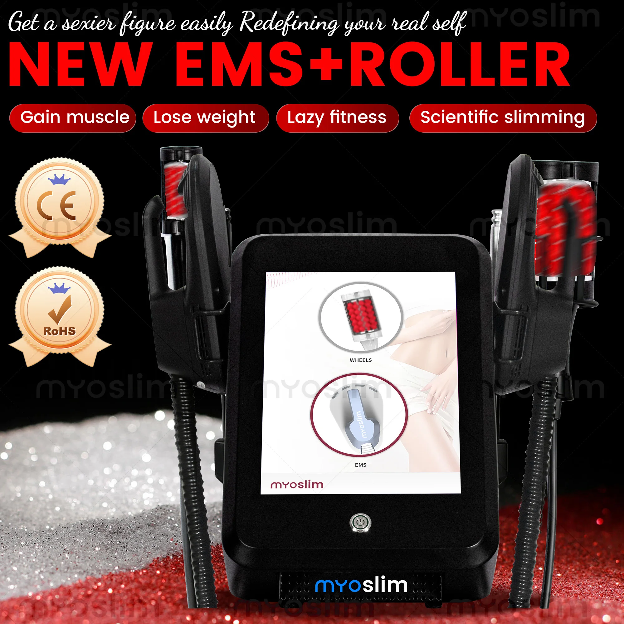 Myoslim 2 In 1 EMS Muscle Building Inner Ball Roller Body Slimming Lymphatic Detox Contouring Massage Machine
Myoslim 2 In 1 EMS Muscle Building Inner Ball Roller Body Slimming Lymphatic Detox Contouring Massage Machine