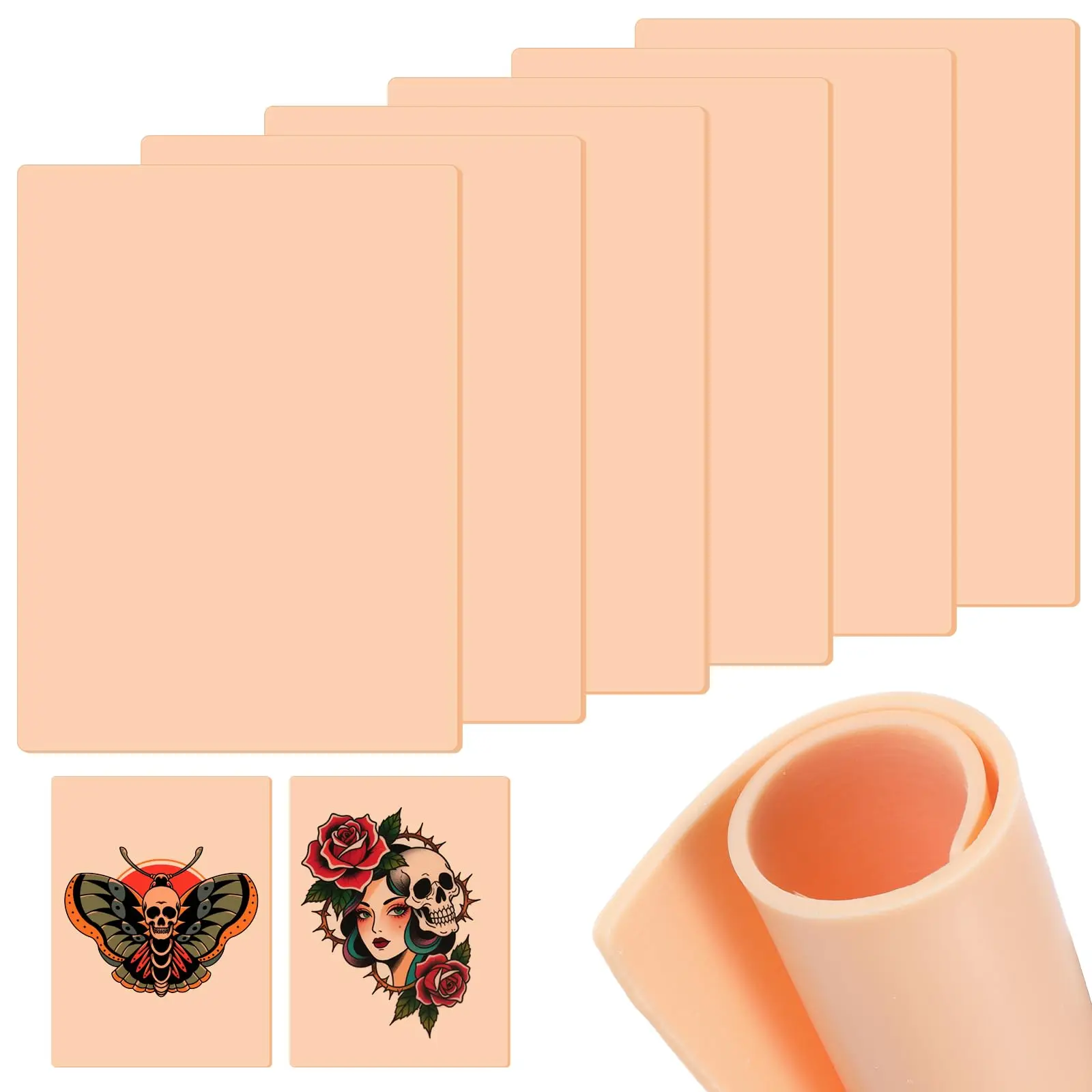 DQFART Tattoo Practice Skin Blank Fake Tattoo Skin for Permanent Makeup Tattoo Beginner Exercise Tool Tattoo Accessories
DQFART Tattoo Practice Skin Blank Fake Tattoo Skin for Permanent Makeup Tattoo Beginner Exercise Tool Tattoo Accessories
